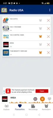 Radio USA by Nodem Technologies android App screenshot 0