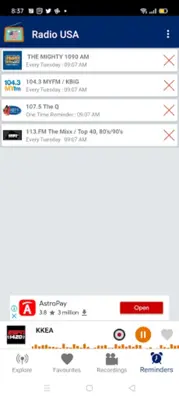 Radio USA by Nodem Technologies android App screenshot 2