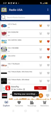 Radio USA by Nodem Technologies android App screenshot 3